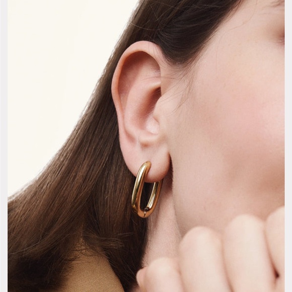 !!Never Worn!! Hey Harper Chunky Hoops - Picture 4 of 4